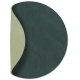 Double Glasuntersetzer 10 cm, Nupo Dark Green/Olive Green