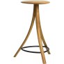 Clover Hocker H55 cm, Geölte Eiche