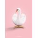 The Swan Poster 50x70 cm, Rosa