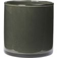 Teelichthalter H10cm, Dunkelgrün