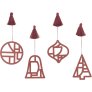 Set 8 cm, Pompeian Red