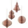 4er Set 9 cm, Dusty Pink