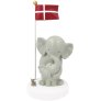 Tischflagge Mutter und Kind Elefant H14, 5 Cm