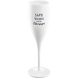 Save Water Champagneglas 10 cl