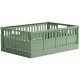 crate Maxi Faltbox 34x48 cm, Green Bean Green