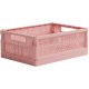 crate Midi Faltbox 24x34 cm, Candyfloss Pink