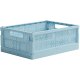 crate Midi Faltbox 24x34 cm, Kristallblau