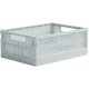 crate Midi Faltbox 24x34 cm, Ice Cube Blue