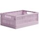 crate Midi Faltbox 24x34 cm, Flieder