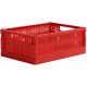 crate Midi Faltbox 24x34 cm, So Bright Red