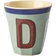 Alphabetbecher Vintage 25 cl, D/Khaki