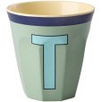 Alphabetbecher Vintage 25 cl, T/Khaki