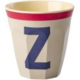 Alphabetbecher Vintage 25 cl, Z/Grau