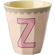 Alphabetbecher Vintage 25 cl, Z/Pink